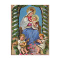 Virgin Mary Baby Jesus Vintage Christmas Postcards