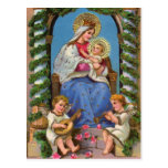 Virgin Mary Baby Jesus Vintage Christmas Postcards