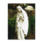 Virgin Mary Garden Statue Post Cards
