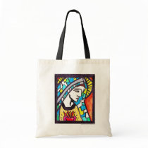 Virgin Mary Immaculate Heart Tote Bag