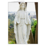 Virgin Mary Statue cards