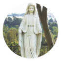 Virgin Mary Statue stickers
