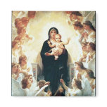 Virgin Mary with Angels magnets