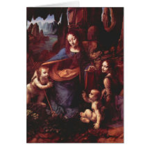Virgin of the Rocks by Leonardo da Vinci Cards