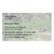 Virgin River at Zion National Park Business Card
