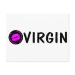 Virgin Sealed With A Kiss postcards