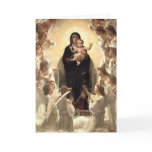 Virgin with Angels - Christmas Card