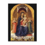VIRGIN WITH CHILD AND ANGELS , parchment