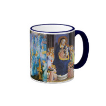 VIRGIN WITH CHILD - CONCERT OF ANGELS COFFEE MUGS