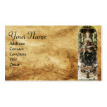 VIRGIN WITH CHILD MONOGRAM Parchment Business Card Templates
