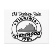 Virginia 1778 Old Dominion State Post Card