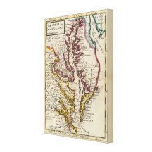 Virginia and Maryland Gallery Wrapped Canvas