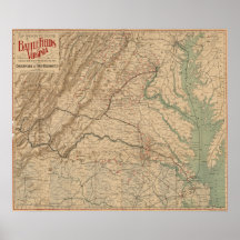Virginia Battlefields Posters