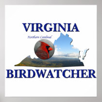 Virginia Birdwatcher Poster