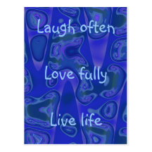 Virginia Bluebells Abstract Post Cards