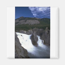 Virginia Falls on the Nahanni River, NWT, Canada Magnet
