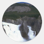 Virginia Falls on the Nahanni River, NWT, Canada Stickers
