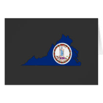 Virginia Flag Map Cards