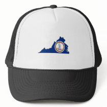 Virginia Flag Map Hats
