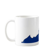 Virginia Flag Map Mug