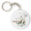 Virginia Green Tree Keychain