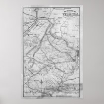 Virginia in the Civil War Poster