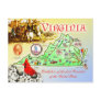 Virginia State Map Postcards