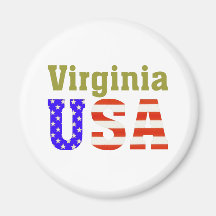 Virginia USA! Magnets