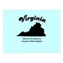 Virginia - We are not related Postcards