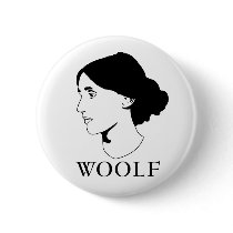 Virginia Woolf Button