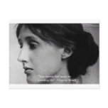 Virginia Woolf "Find Peace" Wisdom Quote Gifts Postcard