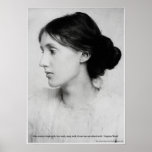 Virginia Woolf "Love Well" Love Quote Posters posters