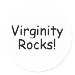 Virginity Rocks stickers