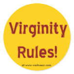 Virginity Rules stickers