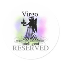 Virgo About You Stickers