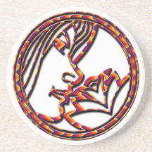 Virgo Astrology Sign Beverage Coaster