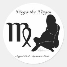 Virgo Constellation/Zodiac Stickers