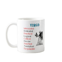 Virgo Horoscope Zodiac Sign Mugs