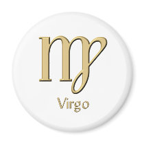 Virgo symbol magnet