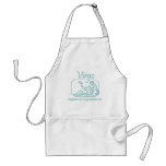 Virgo Teal aprons