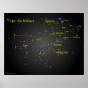 Virgo the Maiden Constellation posters