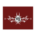 Virgo Tribal Postcard