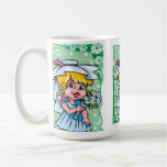 Virgo with Flowers Coffee Mugs