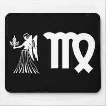 Virgo With Symbol Mouse Mats