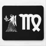 Virgo With Symbol mousepads