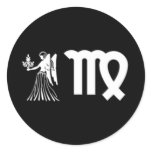 Virgo With Symbol stickers
