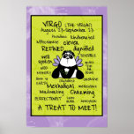 Virgo wordcloud poster posters