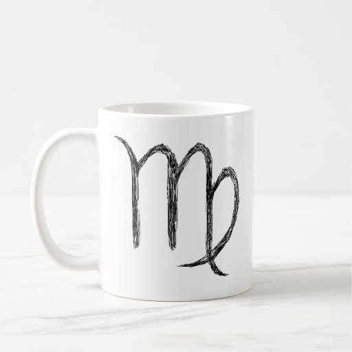 Virgo. Zodiac Astrological Sign. Coffee Mugs