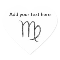 Virgo. Zodiac Astrological Sign. Stickers