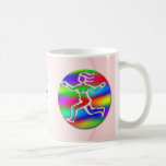 Virgo Zodiac Star Sign Rainbow Girl Tea or Coffee Mugs